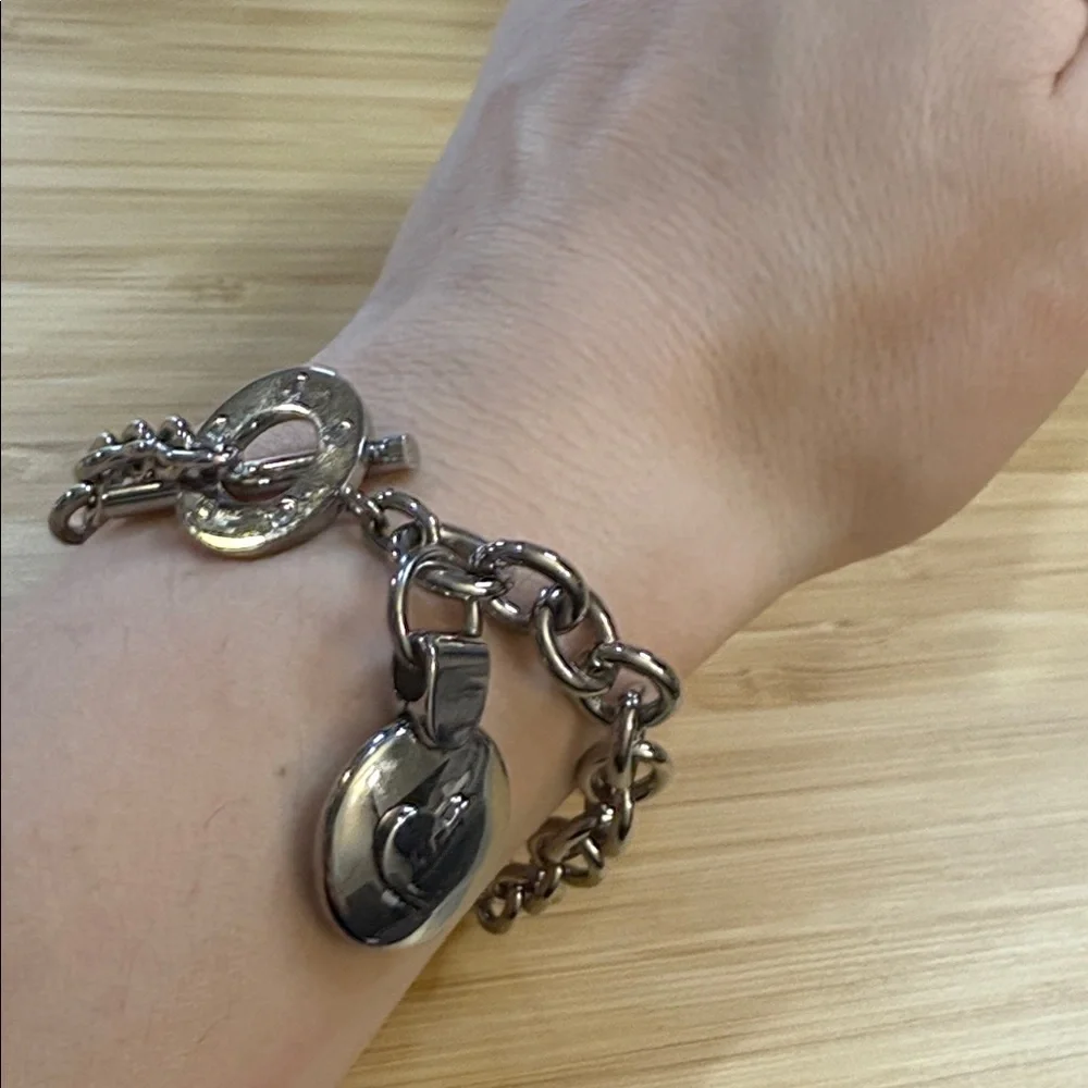 New Inori stainless steel  Chain Bracelet with Toggle Clasp adjustable‎